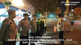 Apel Penutupan Bankom Pengamanan NATARU 2023 RAPI CENDANA Bersama Pemkab Bangkalan