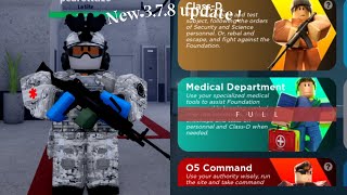 The new medical update is INSANE ! // scp site roleplay