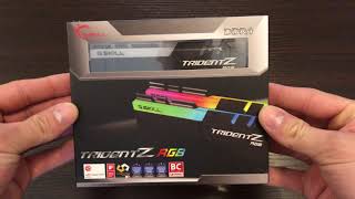 G.Skill Trident Z RGB Series Unboxing EN