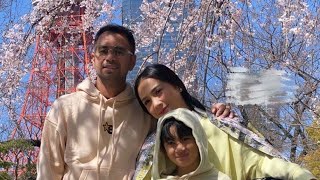 Raffi Nagita Melihat Bunga Sakura Yang Sedang Mekar Di Jepang