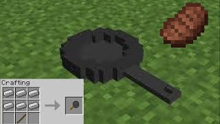 HOW TO MAKE A WORKING FRYING PAN IN MINECRAFT 1.14 / 1.15 ps4, xbox, pc