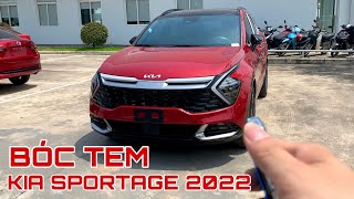 Bóc tem ngay Kia Sportage 2022 - Hàng nóng đầu tiên về đại lý