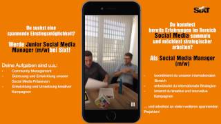 Periscope Interview mit Sixt Karriere und Social Media