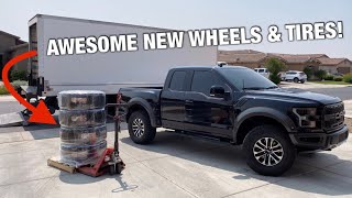 NEW Wheels & Tires for My 2019 Ford F-150 Raptor! FUEL Rebel BRONZE Wheels On NITTO Ridge Grapplers!