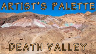 Naturally COLORFUL Mountains in Death Valley National Park at Artist's Drive and Artist's Palette