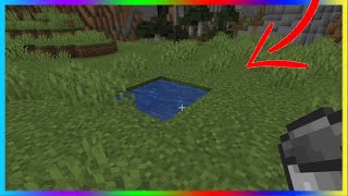 COMMENT FAIRE UNE SOURCE D'EAU INFINIE MINECRAFT