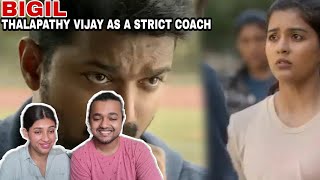 BIGIL AS A STRICT COACH | PART 11 | THALAPATHY VIJAY | COUPLE REACTION