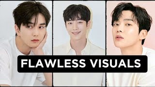 Top 10 K-Drama Actors with Flawless Visuals. #yooseungho #chaeunwoo #rowoon #parkhyungsik #songkang