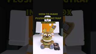 How to make PLUSH SPRINGTRAP (FNAF) in ROBLOX #roblox #robloxavatar #fivenightsatfreddys #shorts