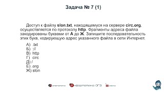 [МИФ] Информатика ОГЭ. Задания 7. Информационно коммуникационные технологии | 2022 год