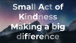 Small act of kindness making a big difference | Motivational Speech by Zakaria