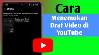 Cara Menemukan Video Draft di YouTube