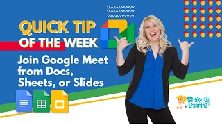 Join Google Meet from Docs, Sheets, or Slides