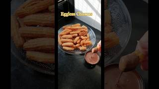 Eggless Churros Recipe #shorts #recipe #churros #chocolate #viral #trending