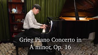 Grieg - Piano Concerto in A minor, Op. 16 (Parker Wolf, age 13)