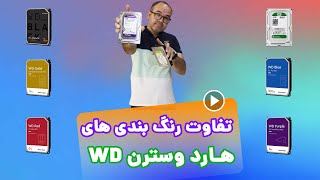 WD راهنمای خرید هاردهای وسترن دیجیتال | رنگبندی های هارد وسترن