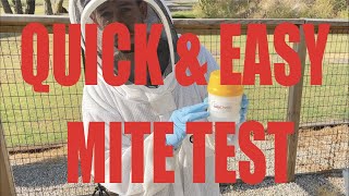 UNDER 2 MINUTES - Quick Alcohol Mite Test