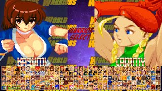 Super World Warriors Turbo Mugen + Character Selection Screen - Gameplay