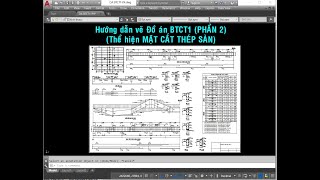 BTCT1_Phần 2: HƯỚNG DẪN VẼ ĐỒ ÁN BTCT1 (MẶT CẮT CHI TIẾT THÉP SÀN)