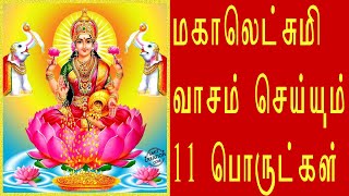 மஹாலக்ஷ்மி வாசம் செய்யும் 11 பொருட்கள்.மஹலக்ஷ்மி நிறைந்த பொருட்கள்.