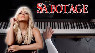 How to play Sabotage on piano - Bebe Rexha