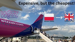 Trip Report | Wizz Air | Airbus A321 | Warsaw (WAW) - London (LTN)