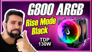 AIR COOLER RISE MODE G800 ARGB BLACK VS METALFISH ZH 1400 -  UNBOXING !