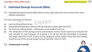 Chapter 3 Property Income and Investments – Individuals part 3 -  ACCA TX-UK Taxation (FA 2023)