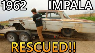 1962 Impala 4 Door RESCUED From Being a Donor Car! (Old Car Rescue)