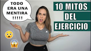 😯 10 MITOS del EJERCICIO que TIENES que DEJAR de CREER! ... y cuáles son sus razones💥