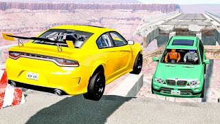 Broken Bridge Car Jumping & Crashing Down | BeamNG Drive Gameplay #36 | Live Stream Good Cat