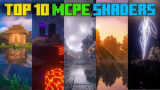 Top 10 Best Shaders For Minecraft PE ( 1.21+ ) | Render Dragon Shaders For Mcpe | Minecraft pe