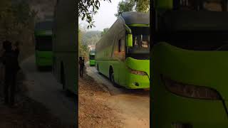 গ্রীন লাইন বাস যখন প্রায় আটকে যায় পাহাড়ে! #viral #green_line #bus #bd_bus_lover_ml #green_line