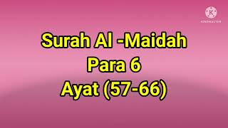 Quran class in Urdu (lesson 46) surah Al -Maidah Para 6 Ayat (57-66) islamopedia