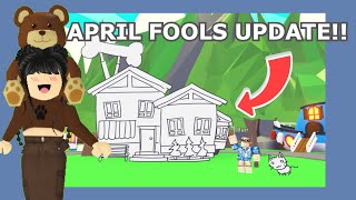 APRIL FOOLS UPDATE!? (how to get the 2D kitty?) adopt me roblox // ItsDina