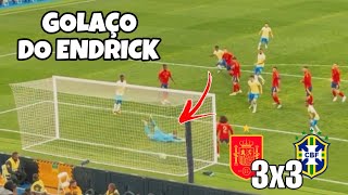 ENDRICK ILUMINADO! ESPANHA 3 X 3 BRASIL - EMPATE HERÓICO DA SELEÇÃO BRASILEIRA GOL DO ENDRICK HOJE