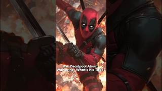 Ask deadpool about Wolverine: what his  take ? #linky #deadpool #wolverine #linkyapp #ai #chatbot