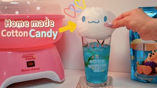 [👩‍🍳Cooking Play] 솜사탕 메이커로 시나모롤 솜사탕 만들기 - Making Cinnamoroll Cotton Candy with Cotton Candy Maker