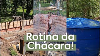 CAIXA D' ÁGUA NOVA + OBRA A MIL + COSTELÃO NA CHÁCARA