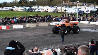 monster trucks demonstration  2014