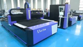 AccTek fiber laser cutting machine AKJ1530F 1000w 1500w 2000w 3000w cutting stainless carbon steel