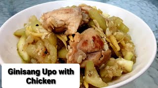 How to cook ginisang upo with Manok-Vegetable Recipe