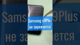 Samsung s9 Plus перестал заряжаться, клиент хотел менять разъем зарядки, но вовремя пришел к нам