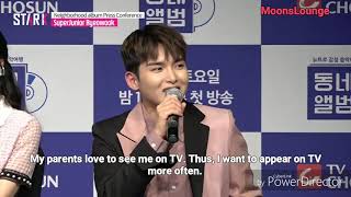 [ENG-SUB] 'Neighborhood Album' Press Conference - RYEOWOOK's CUT