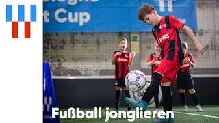 Fußball jonglieren | NetCologne Talent Cup 2023