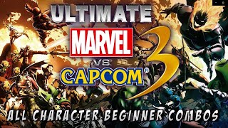 Ultimate Marvel vs Capcom 3: All Character bnb combos (with inputs)