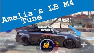 CSR2: Amelia`s LB M4 Coupé S 8.2xx shift pattern and tune