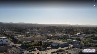 Tour of San Mateo Ca from the sky