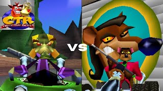 CTR (Crash Team Racing) PS1 - 101% (Dublado) Modo Aventura - Nitros Oxide vs Pinstripe.