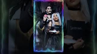 Rhea Ripley and Zelina Vega dress up as Ryuk and Misa Amane from Death Note for Halloween